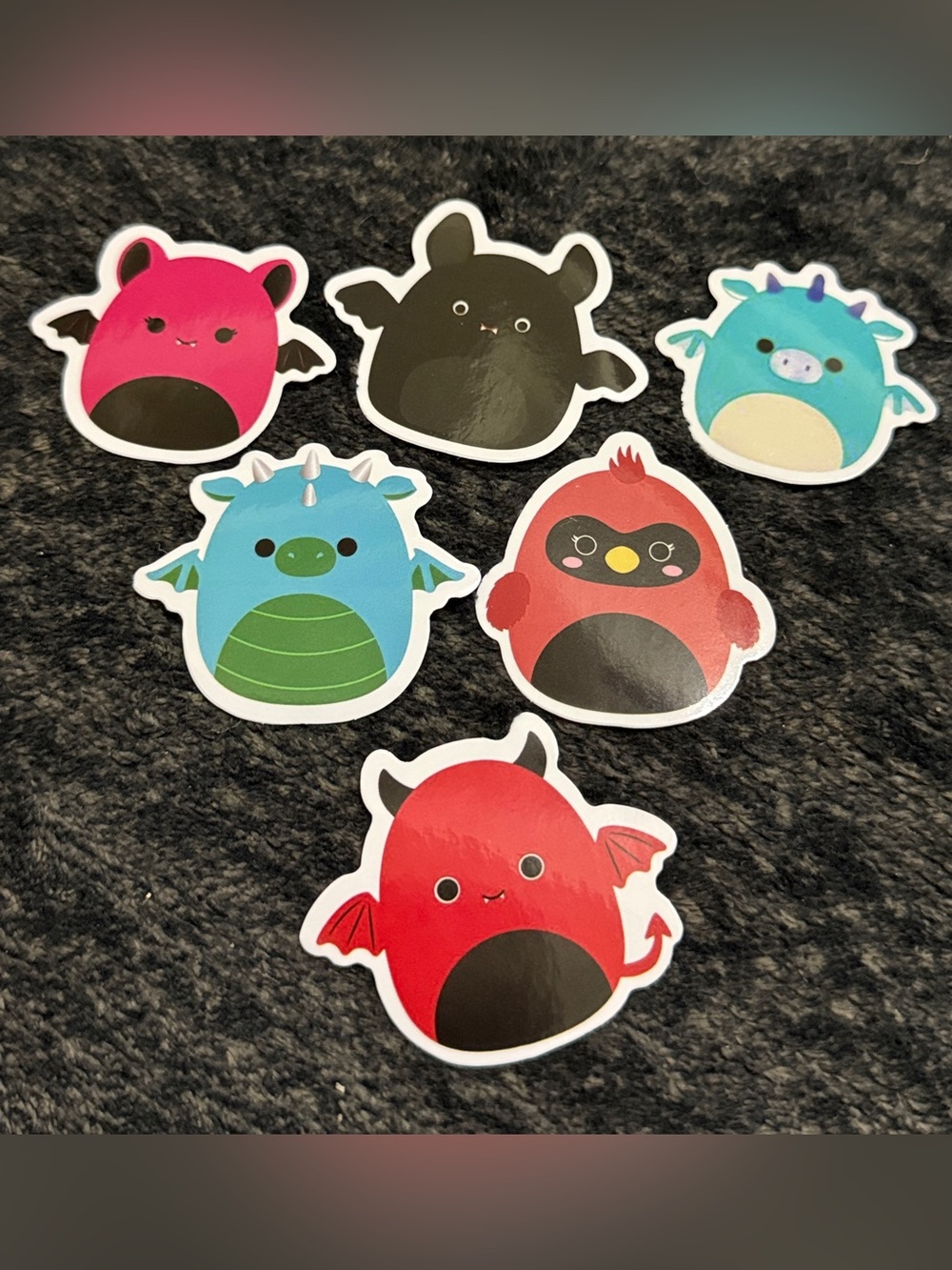Cute Halloween Themed Squishmallow Stickers